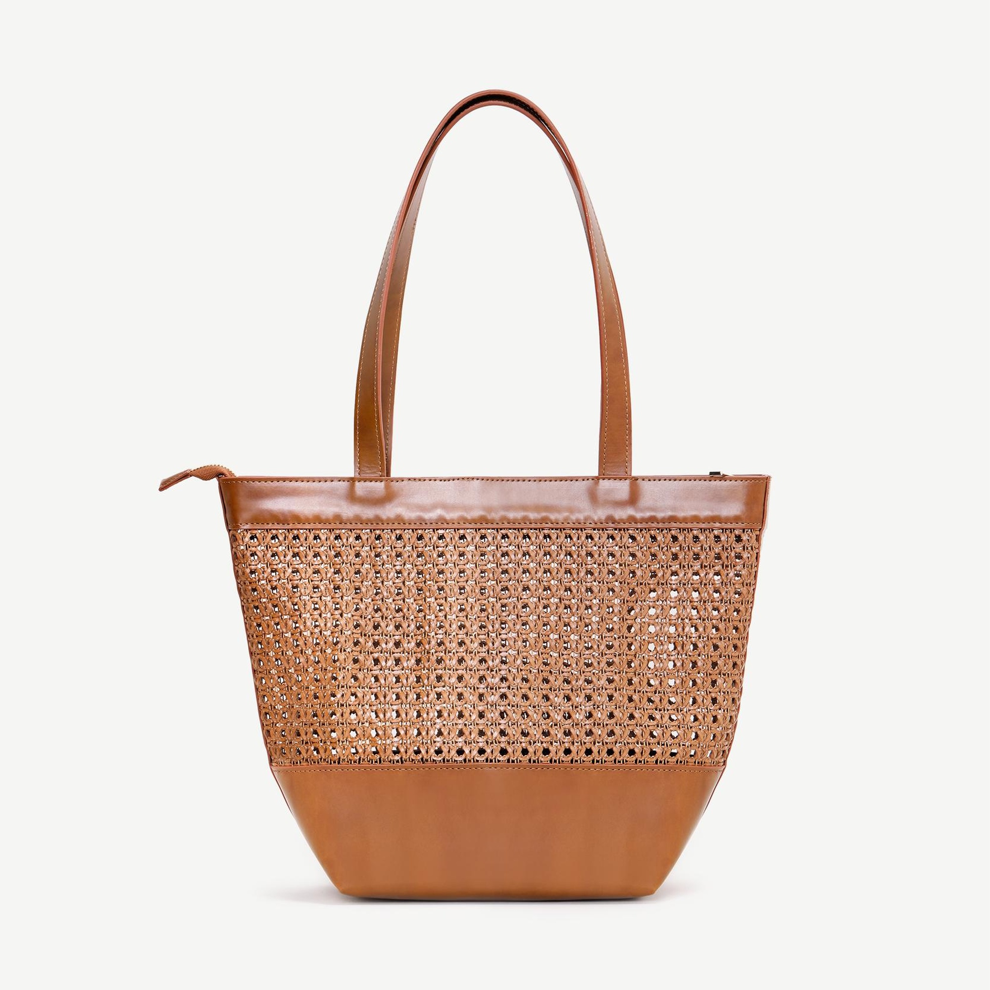 YARGICI Örgü Detaylı Omuz Çantası