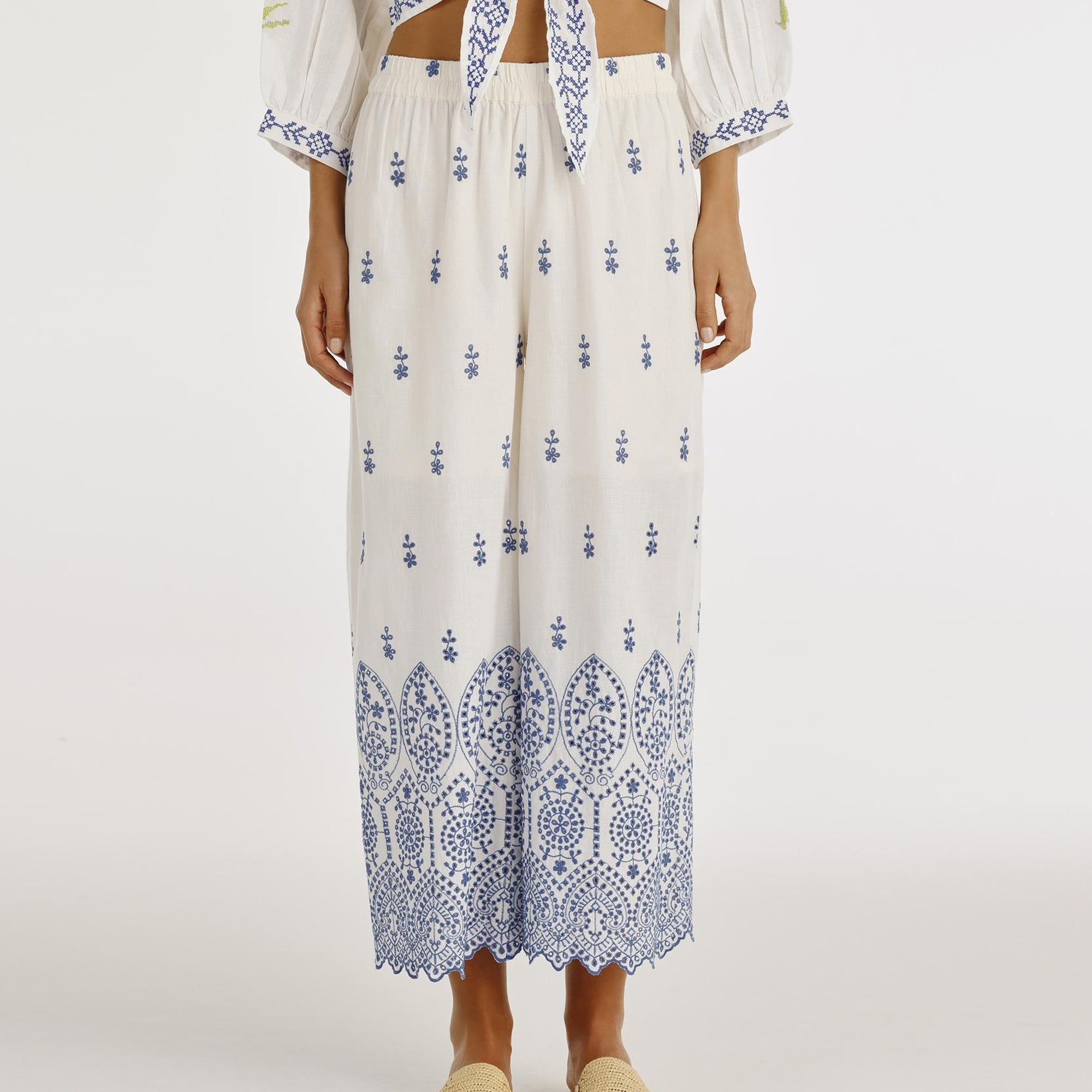 YARGICI Nakış Detaylı Pantolon