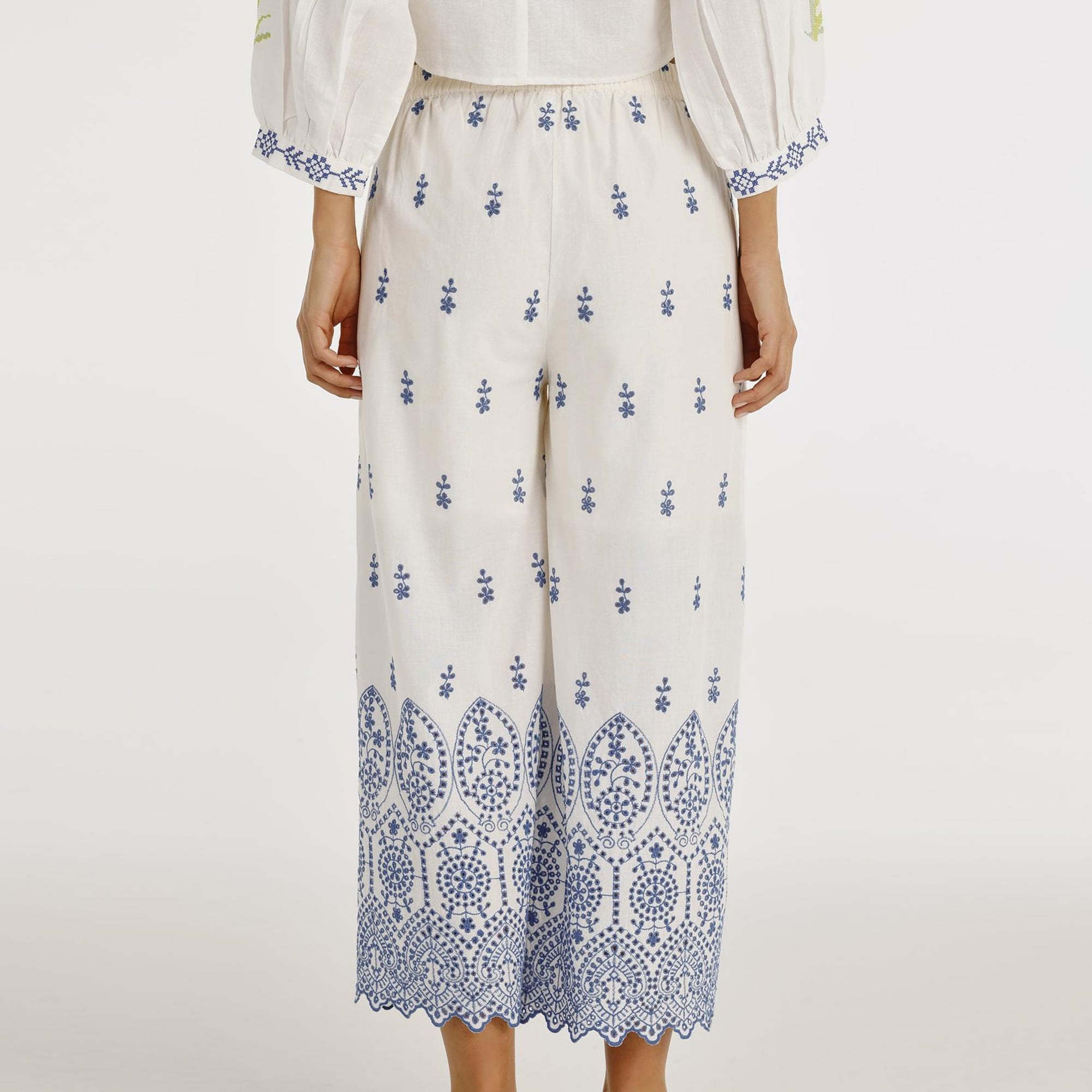 YARGICI Nakış Detaylı Pantolon