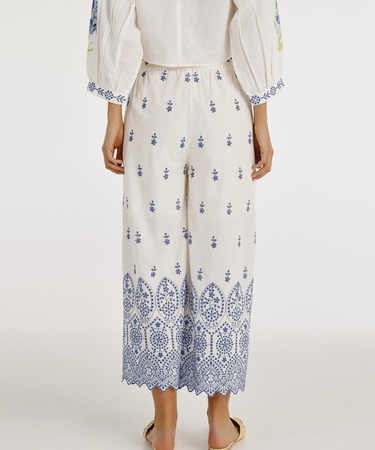  YARGICI Nakış Detaylı Pantolon