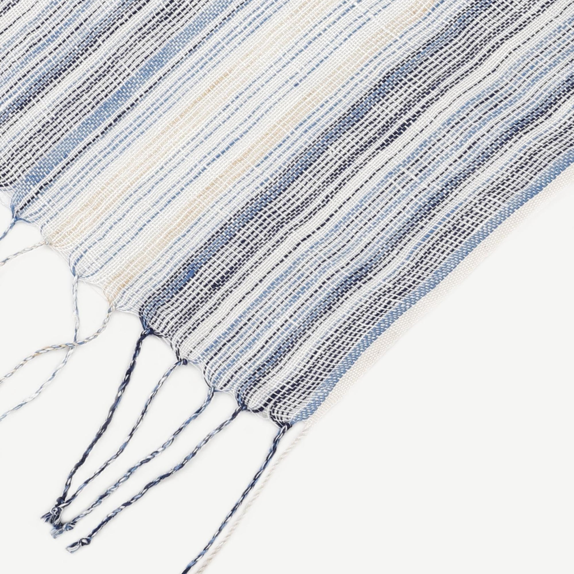 YARGICI Çizgili Keten Şal