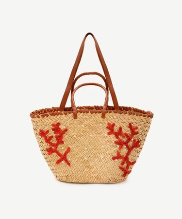  YARGICI Mercan İşlemeli Plaj Çantası