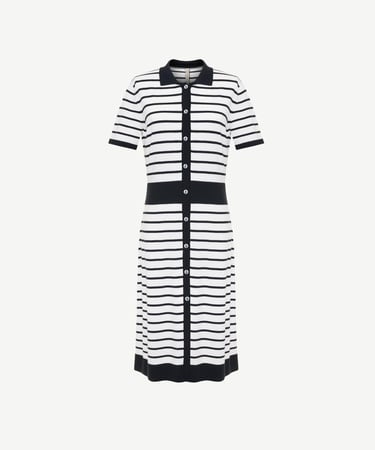  YARGICI Gömlek Yaka Triko Elbise