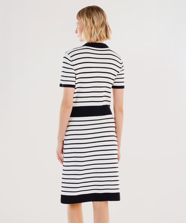  YARGICI Gömlek Yaka Triko Elbise