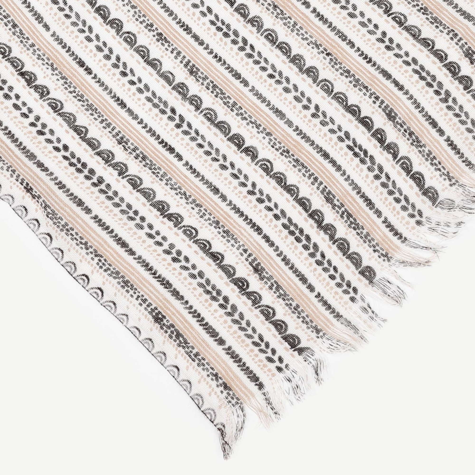 YARGICI Tensel Karışımlı Çizgili Şal