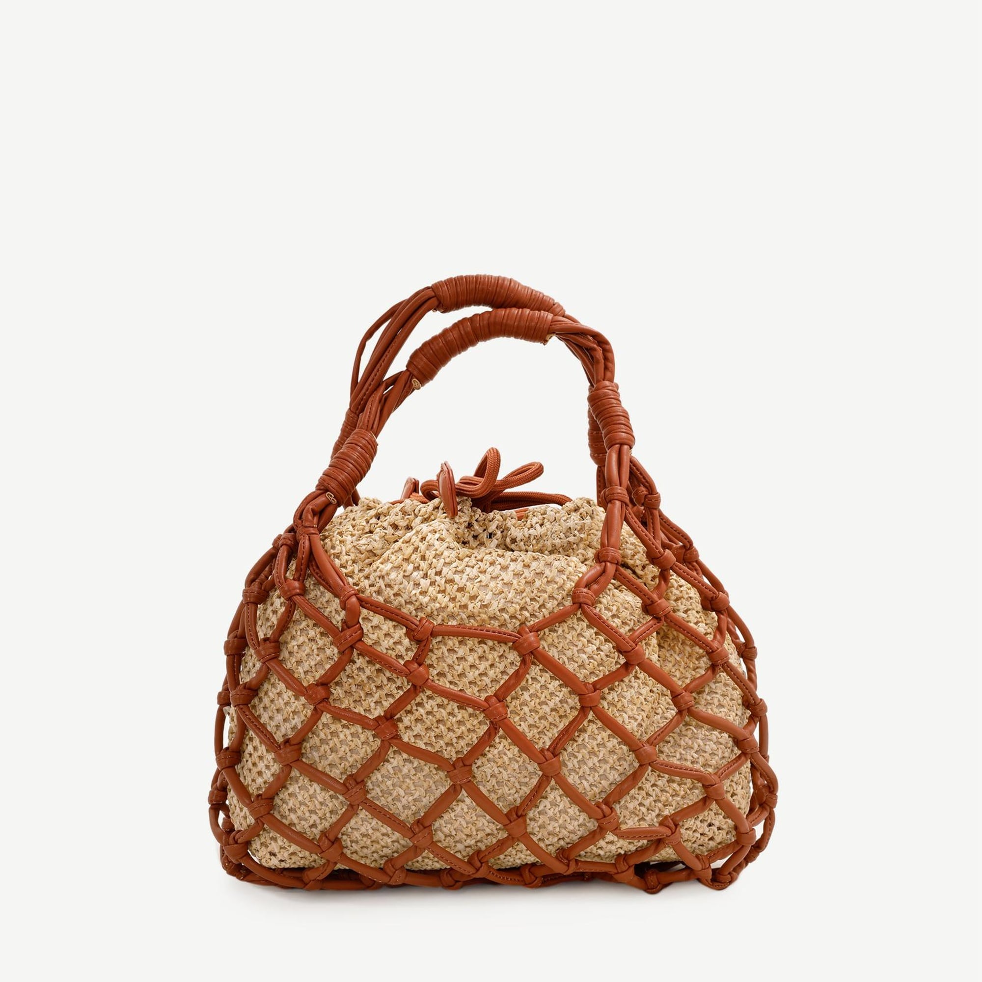 YARGICI Kese Detaylı File El Çantası