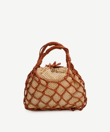  YARGICI Kese Detaylı File El Çantası