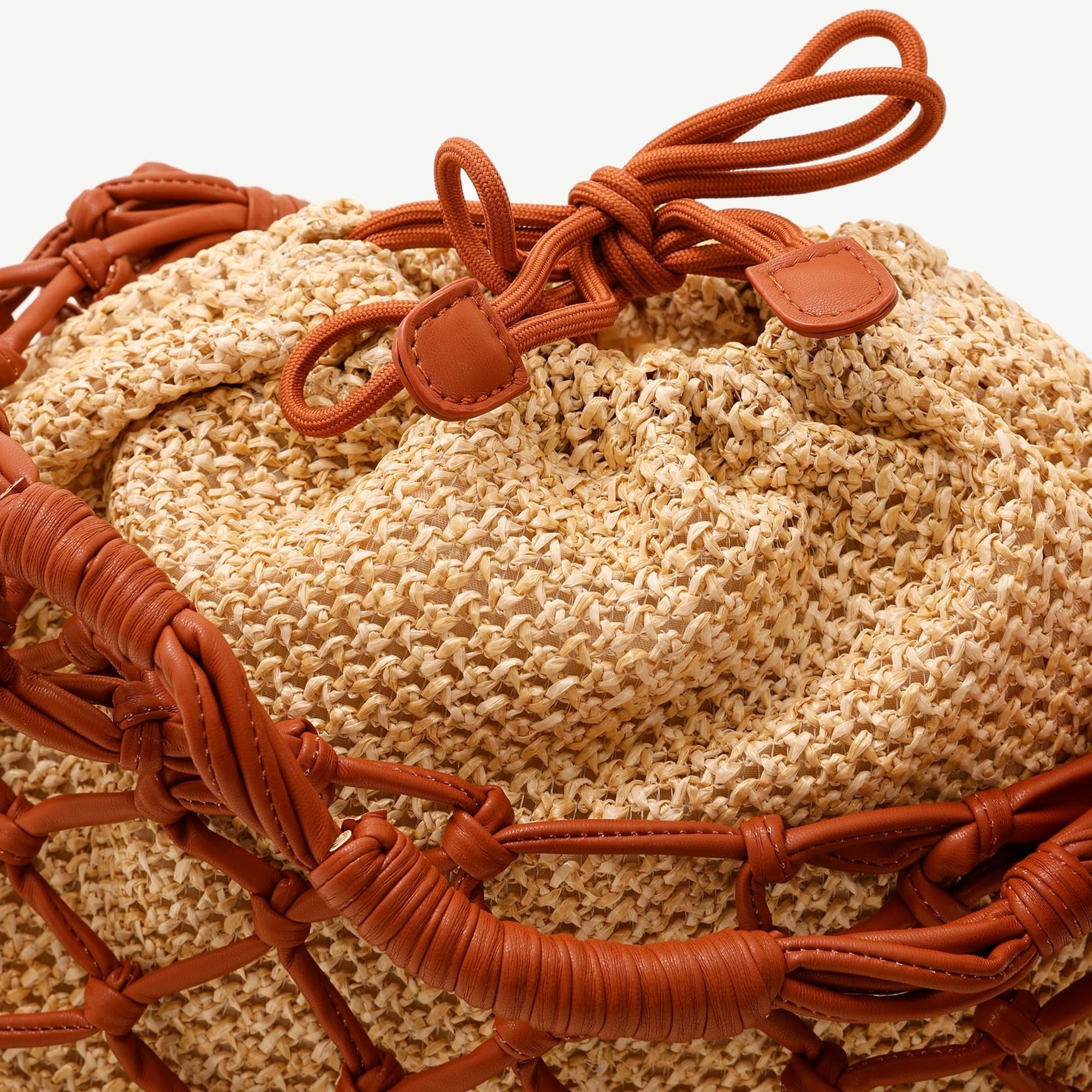 YARGICI Kese Detaylı File El Çantası