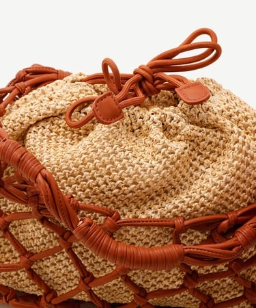  YARGICI Kese Detaylı File El Çantası