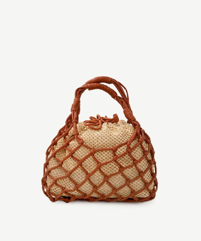  YARGICI Kese Detaylı File El Çantası