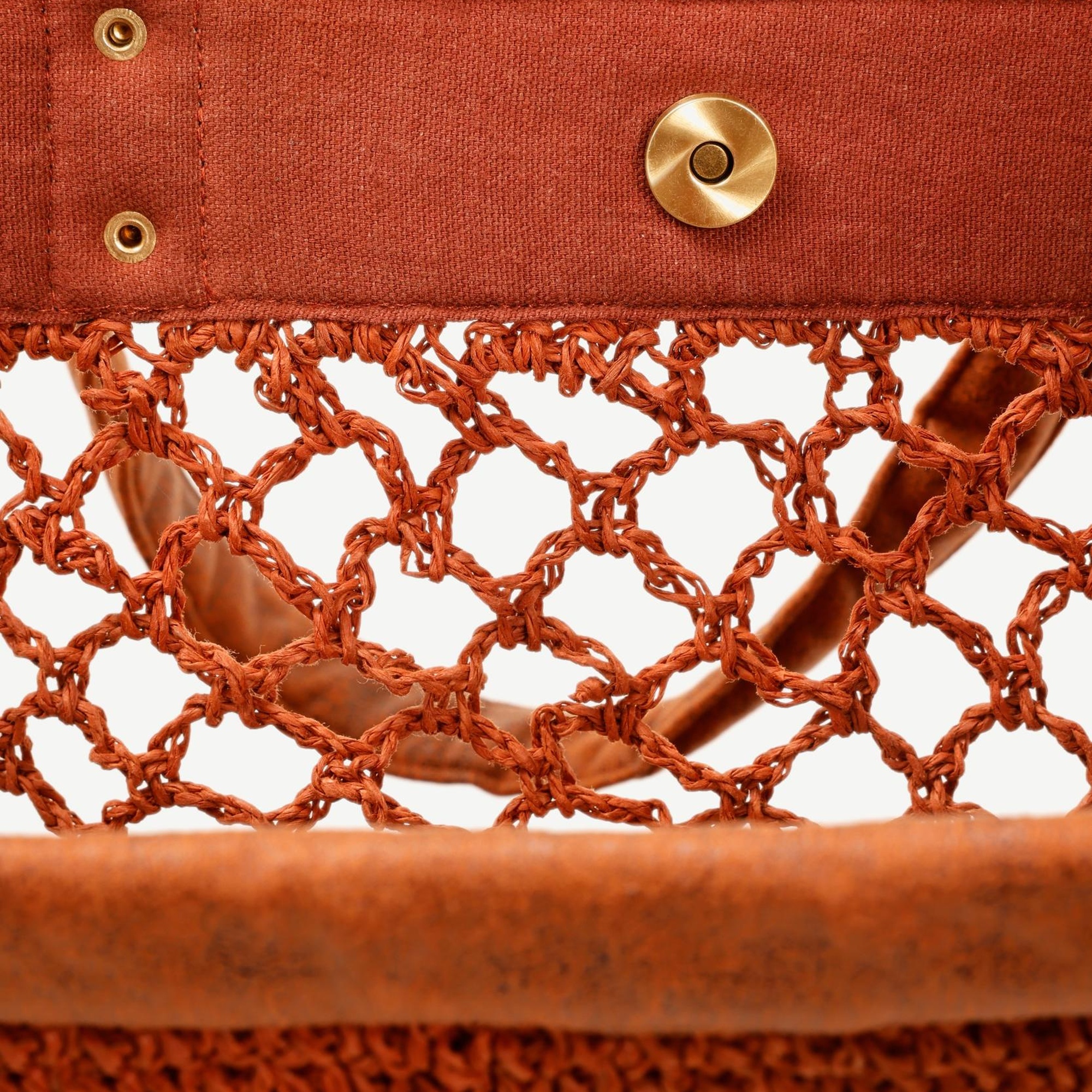 YARGICI Suni Deri Detaylı Örgülü Plaj Çantası