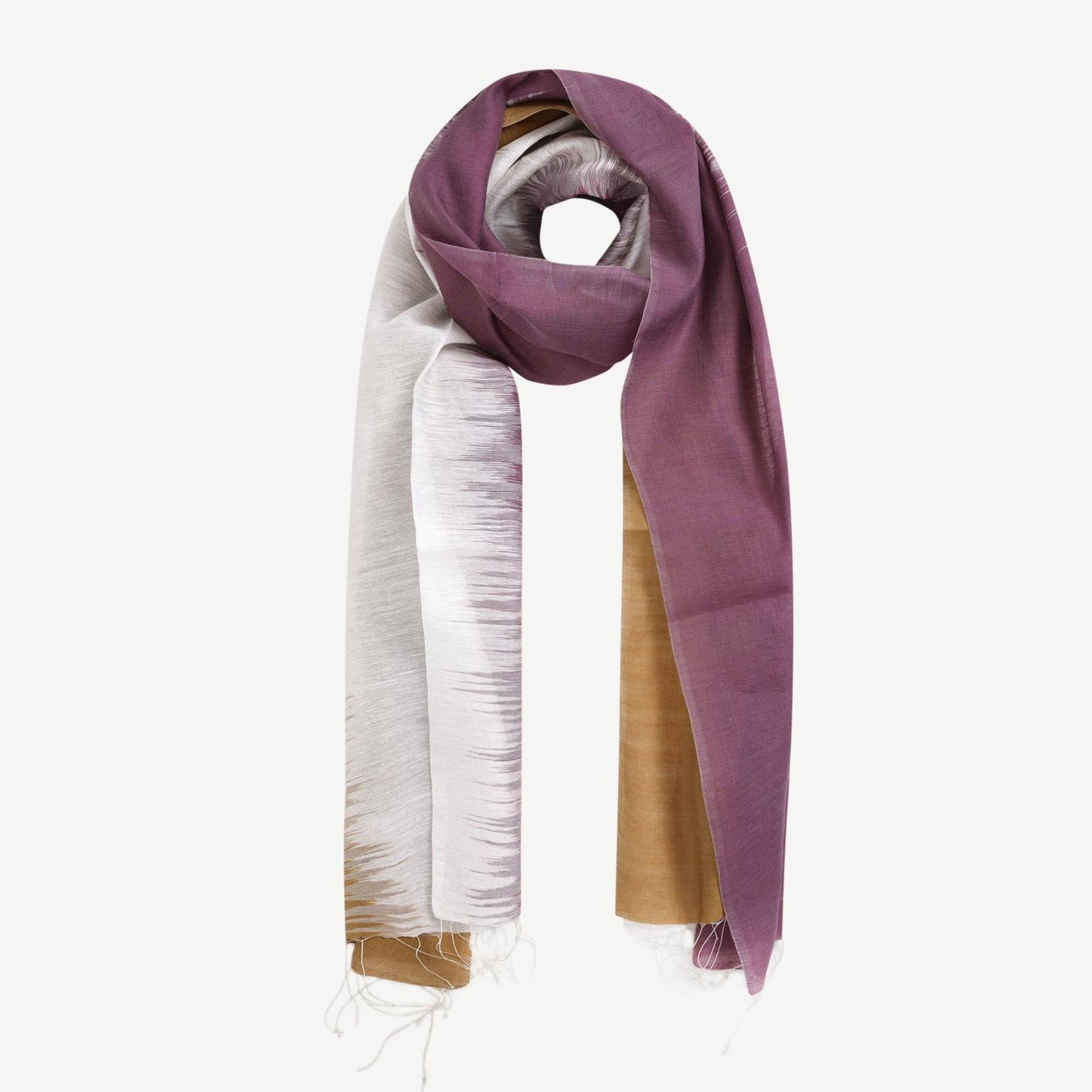 YARGICI İpek Karışımlı Degrade Şal