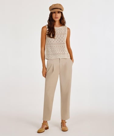  YARGICI Arka Cep Detaylı Normal Bel Rahat Kalıp Pantolon