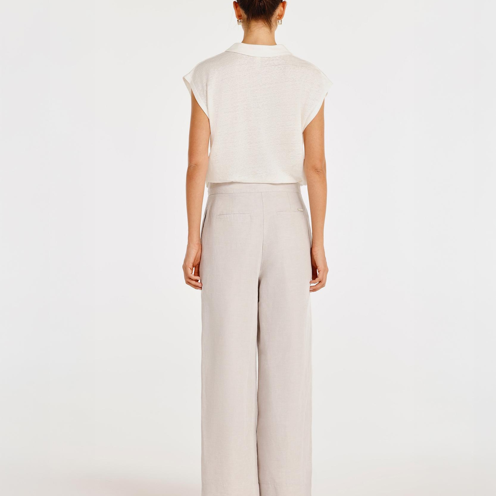 Yüksek Bel Palazzo Pantolon