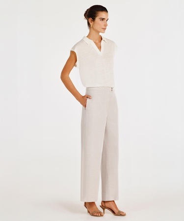  Yüksek Bel Palazzo Pantolon