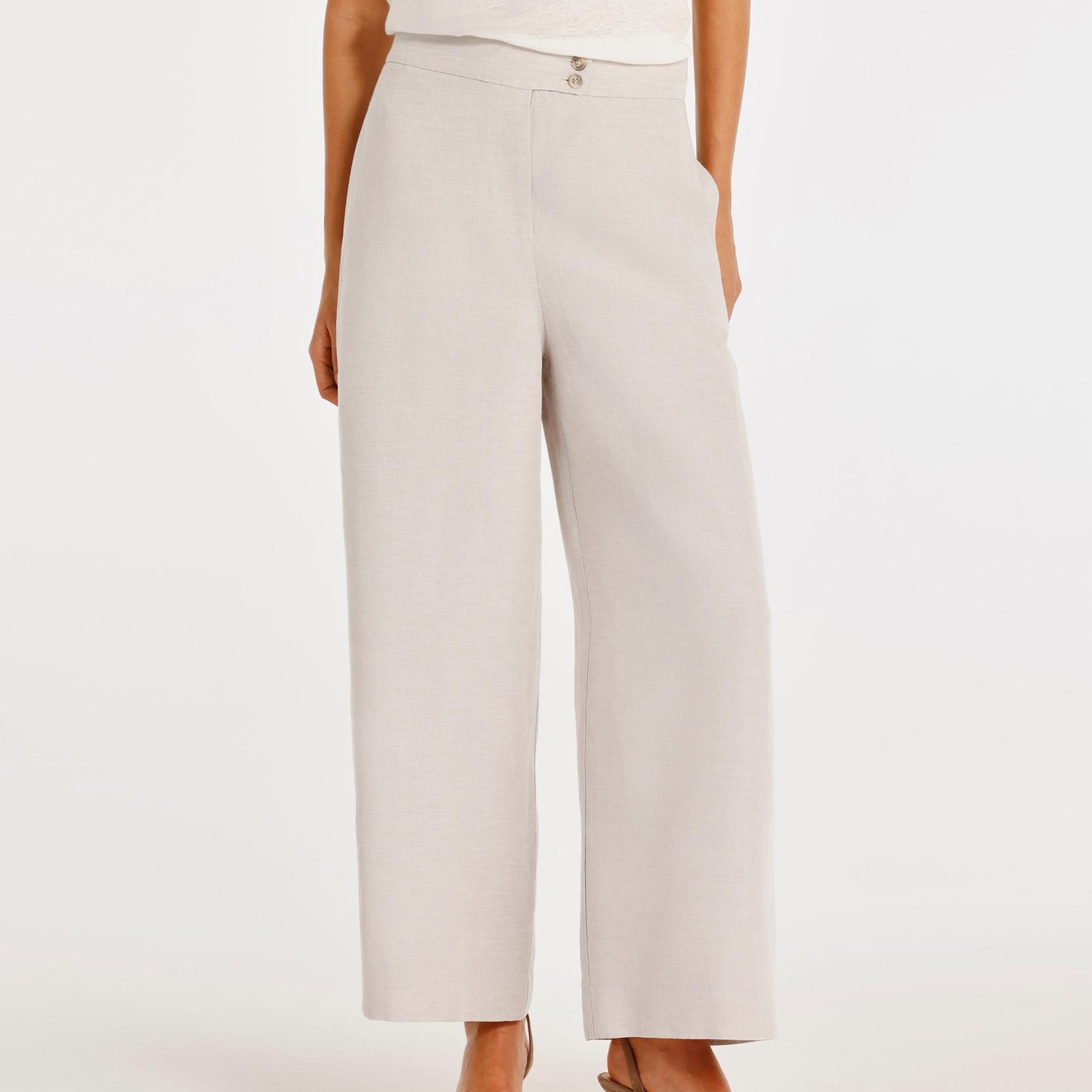 Yüksek Bel Palazzo Pantolon