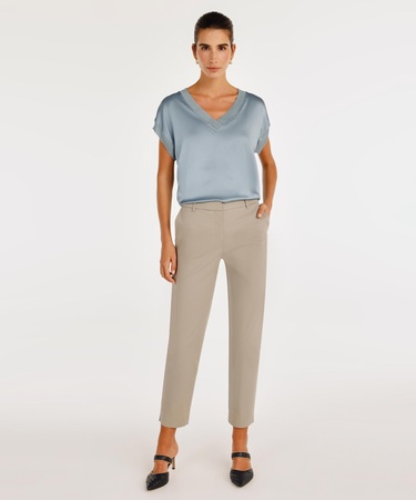  Düz Kesim Bilek Hizası Pantolon