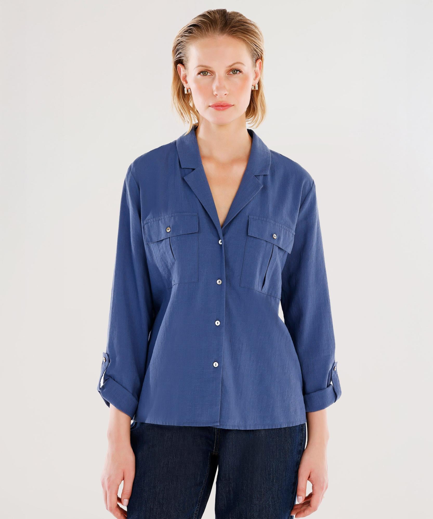  YARGICI Kolları Apoletli Gömlek