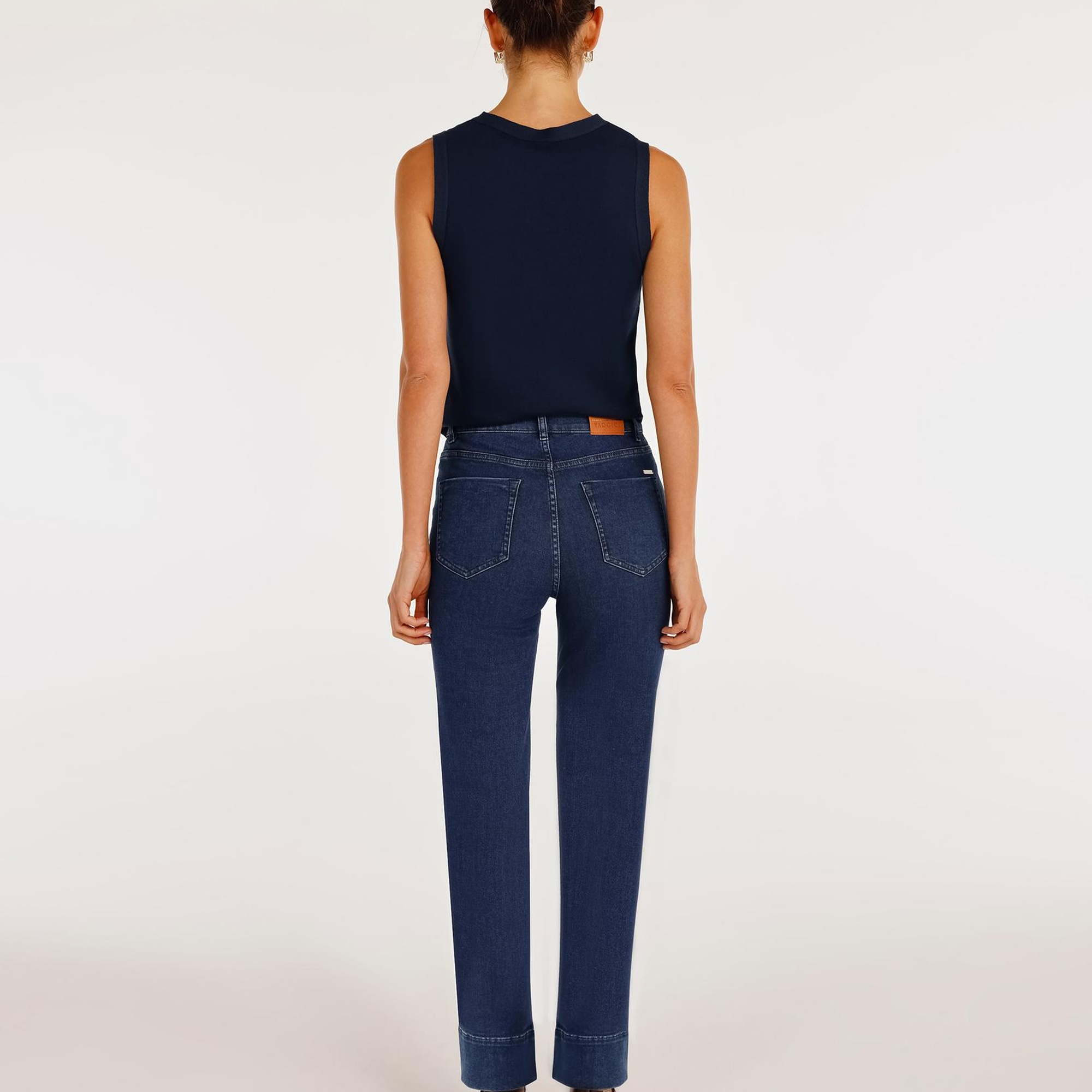 YARGICI Dikiş Detaylı Düz Kesim Pantolon