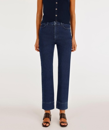  YARGICI Dikiş Detaylı Düz Kesim Pantolon