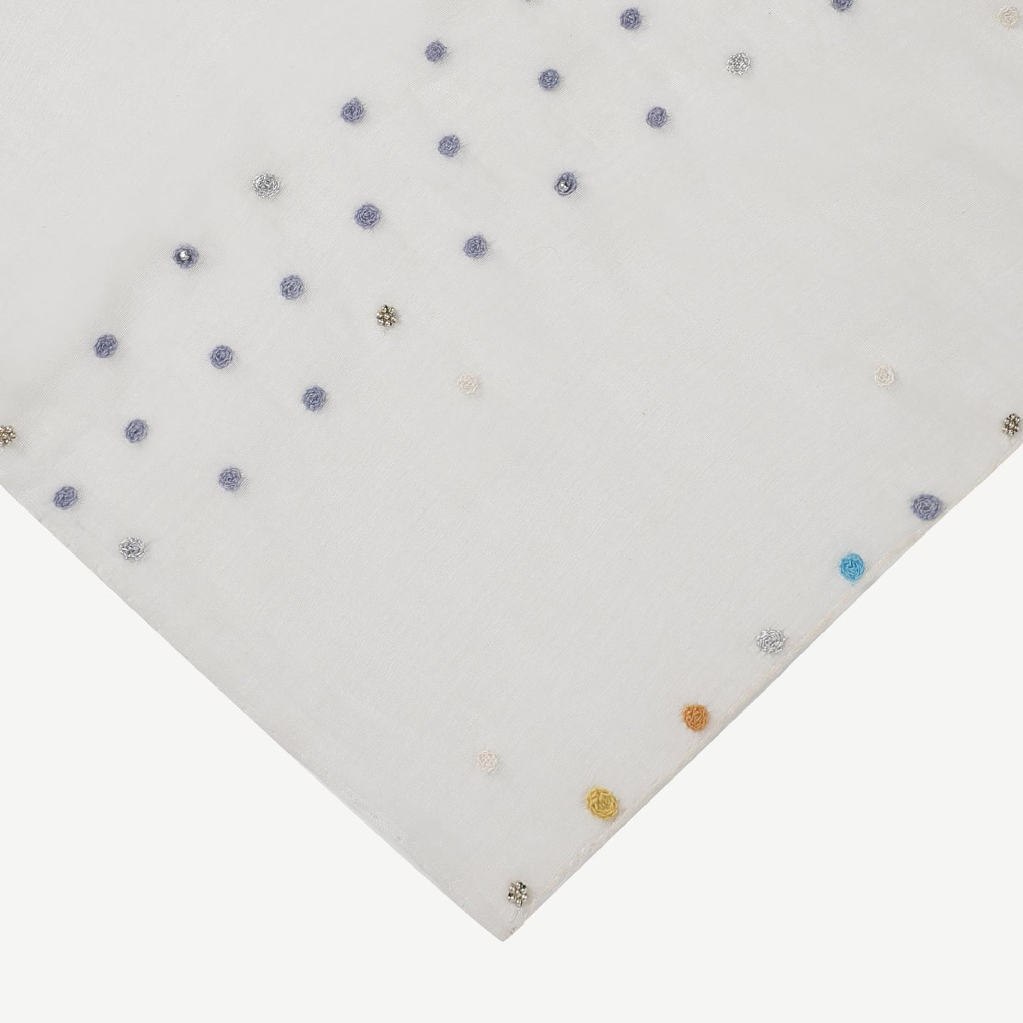 YARGICI İpek Karışımlı Nakışlı Şal