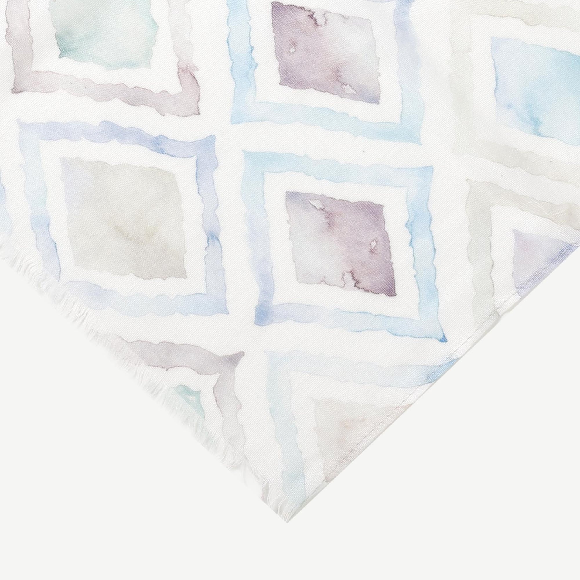 YARGICI Geometrik Desenli Şal