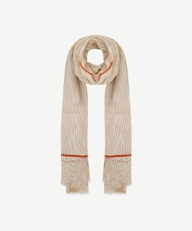  YARGICI Tensel Karışımlı Desenli Şal