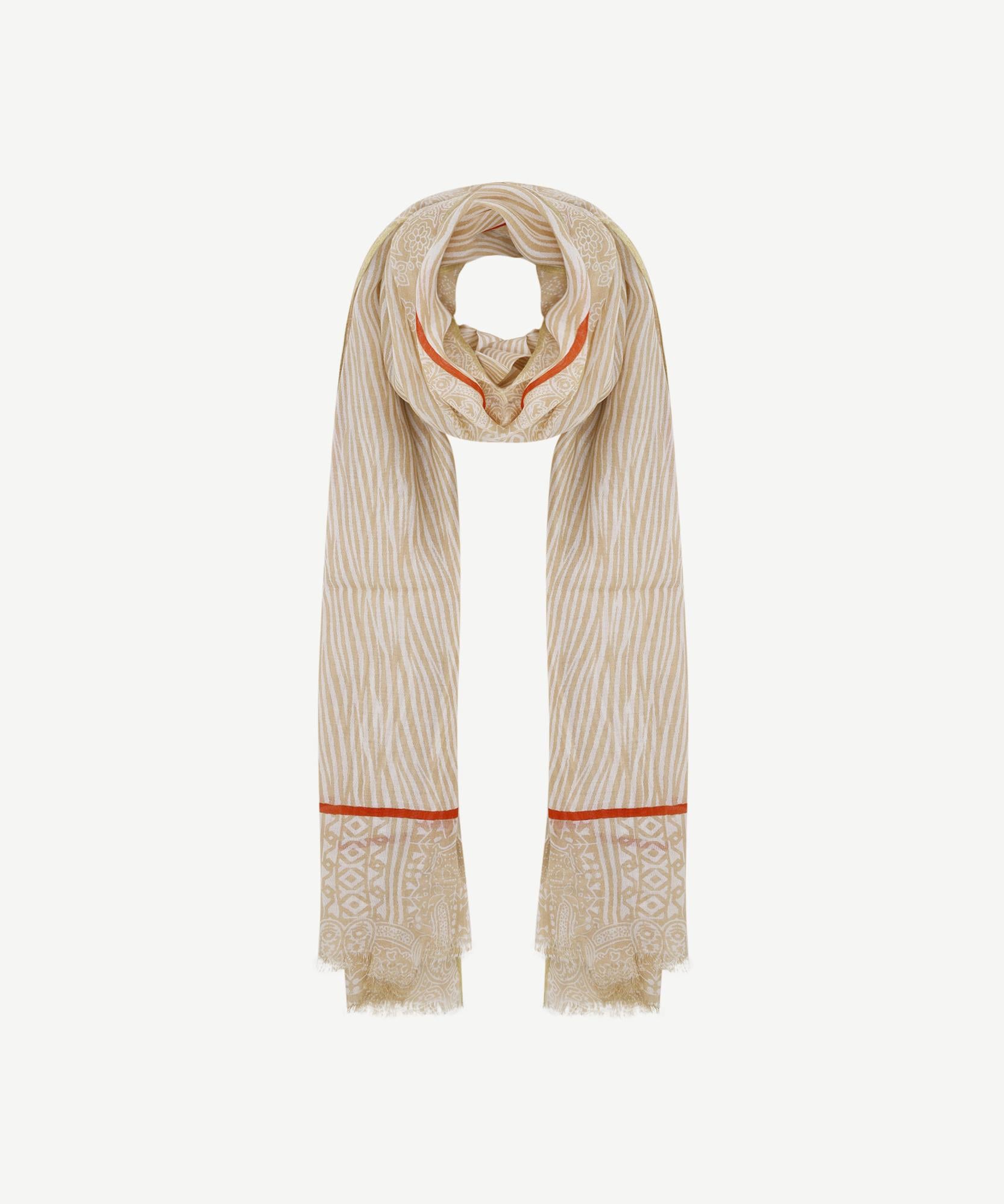  YARGICI Tensel Karışımlı Desenli Şal