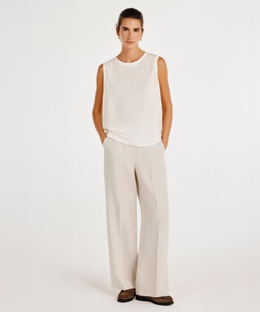  YARGICI Düz Kalıp Ütü İzli Pantolon