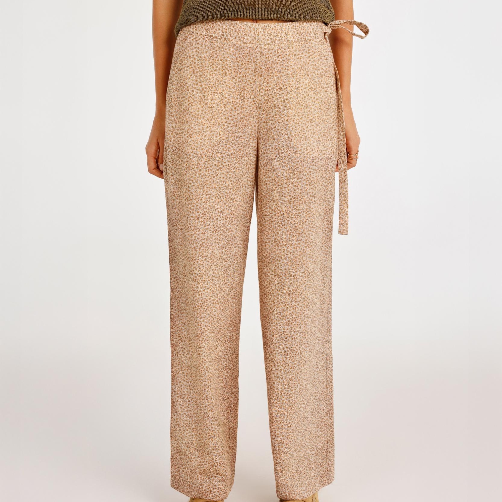 YARGICI Bağlama Detaylı Pantolon