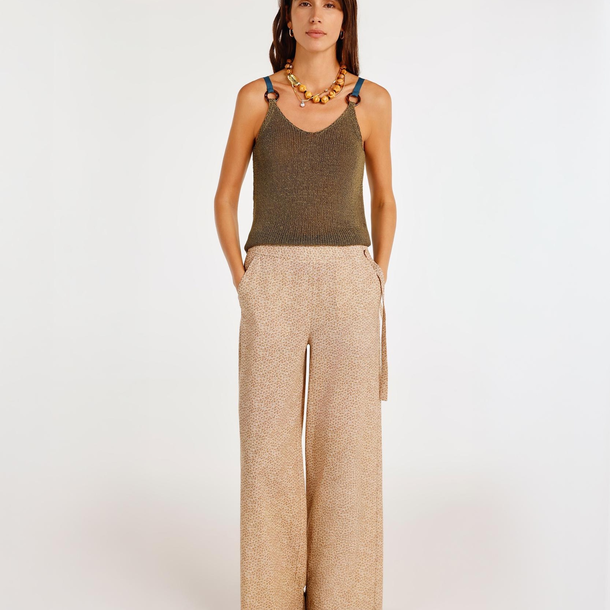 YARGICI Bağlama Detaylı Pantolon