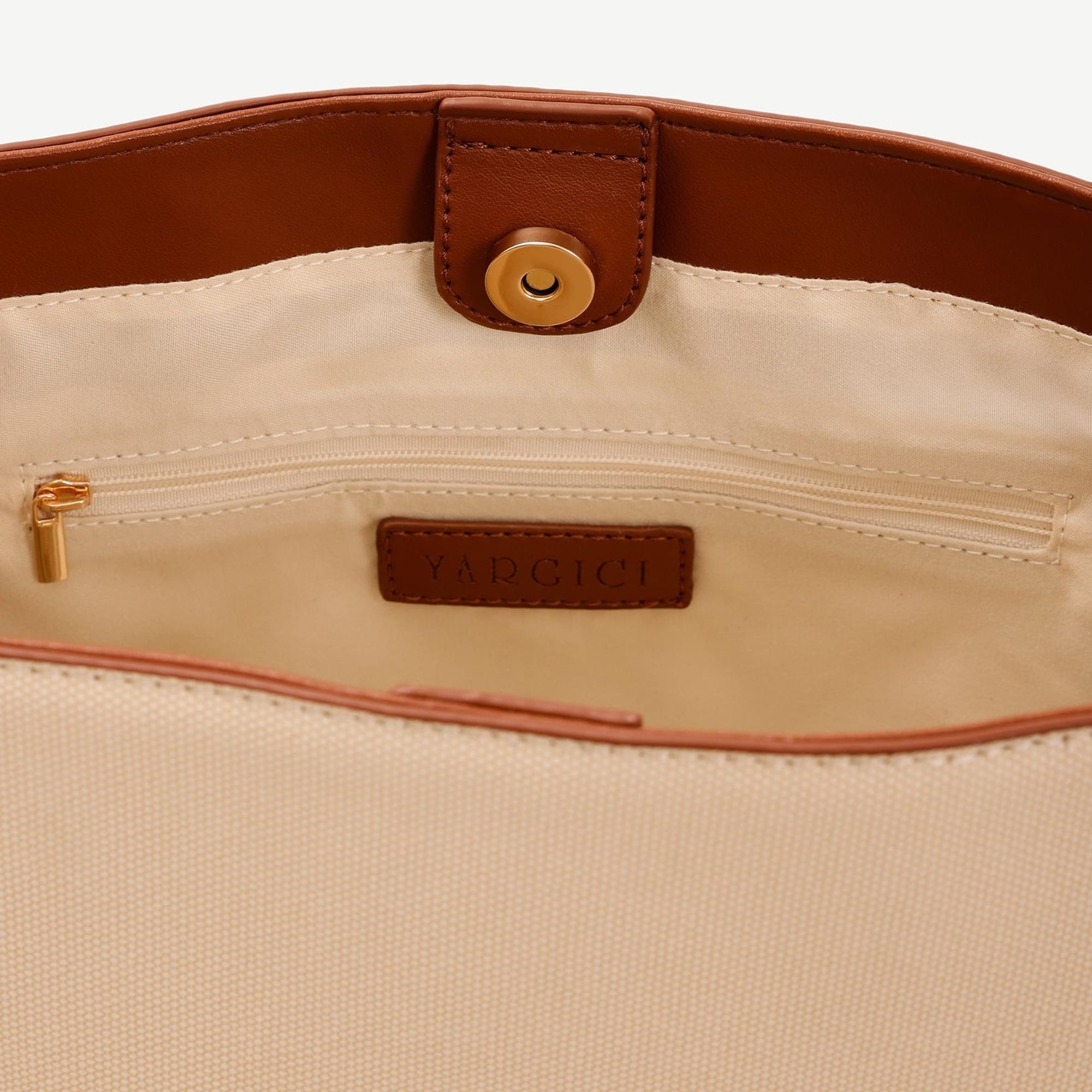 YARGICI Kontrast Detaylı Omuz Çantası