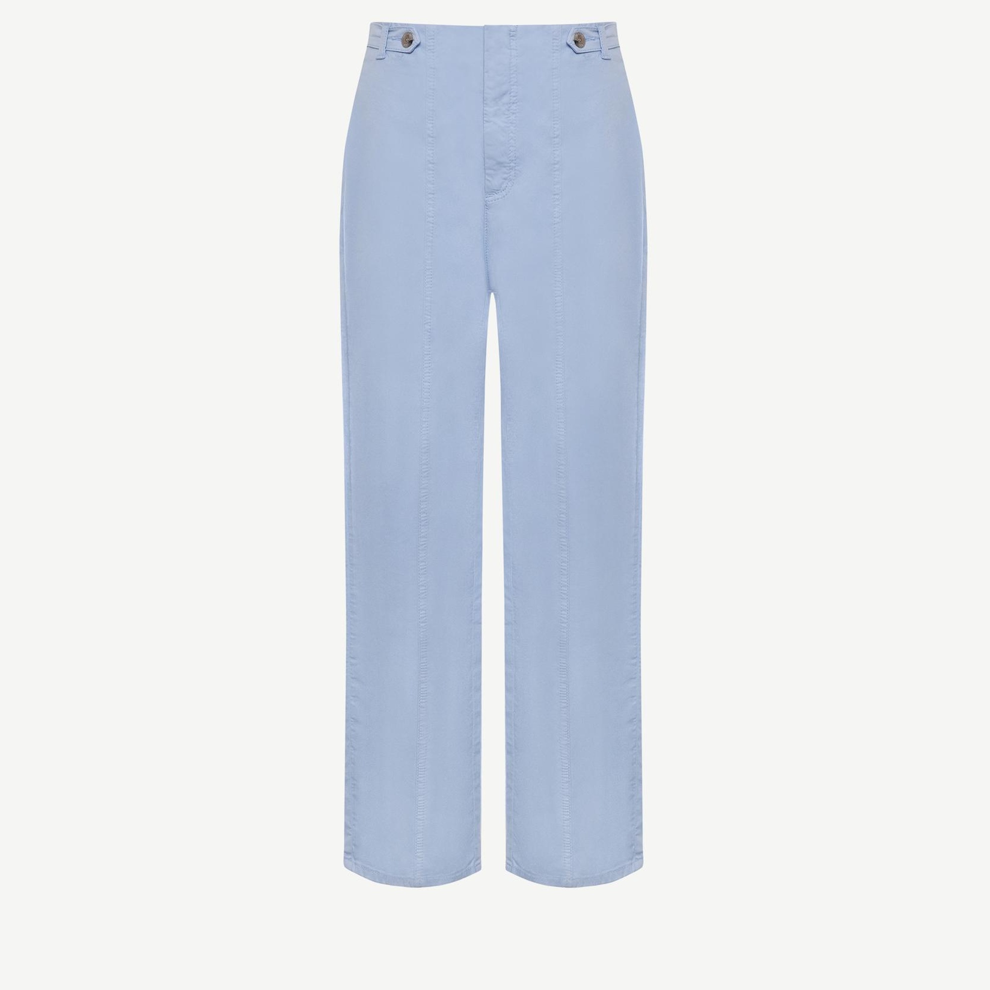 YARGICI Kemer Detaylı Normal Bel Düz Kesim Pantolon