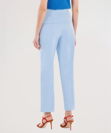  YARGICI Kemer Detaylı Normal Bel Düz Kesim Pantolon