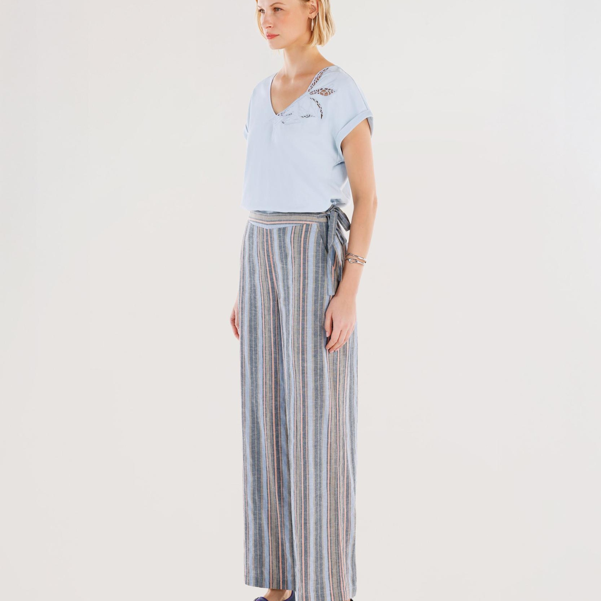 YARGICI Bağlama Detaylı Pantolon