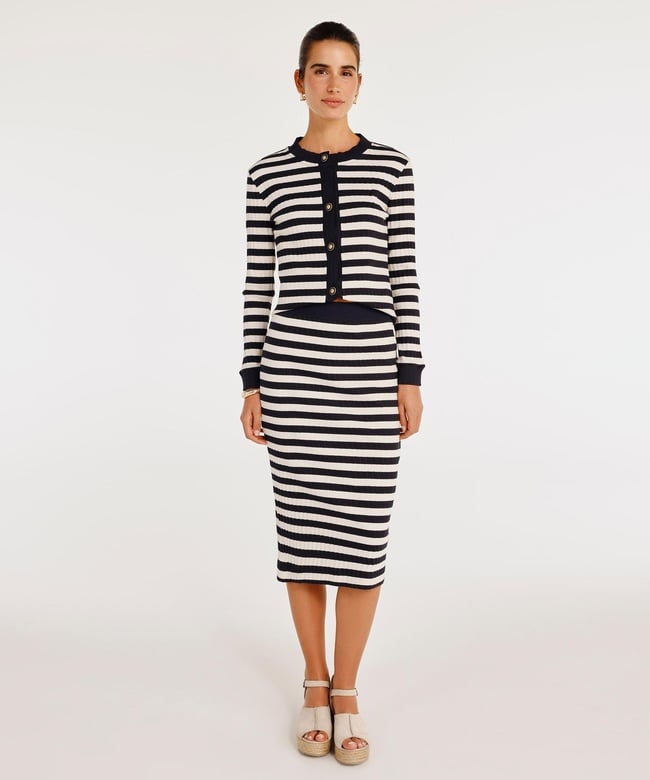  YARGICI Beli Lastikli Midi Boy Etek