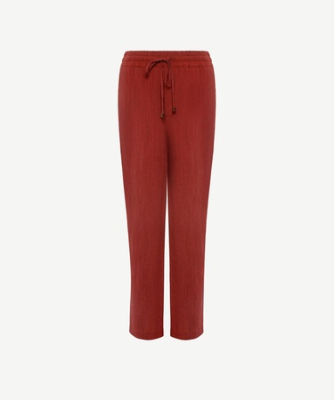  YARGICI Beli Bağlama Detaylı Pantolon