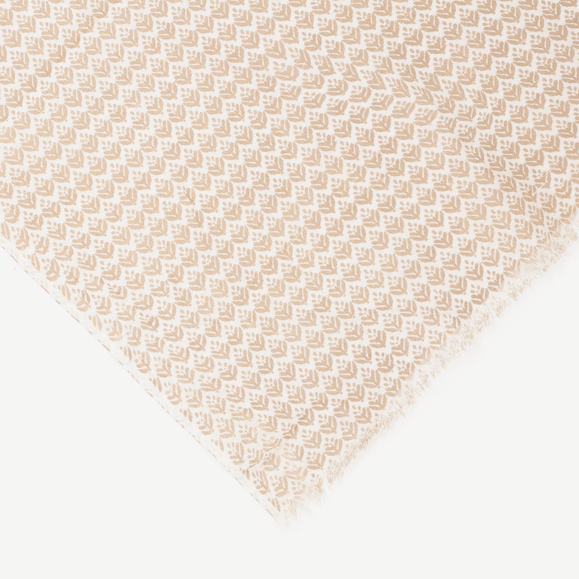 Keten Karışımlı Çizgili Şal