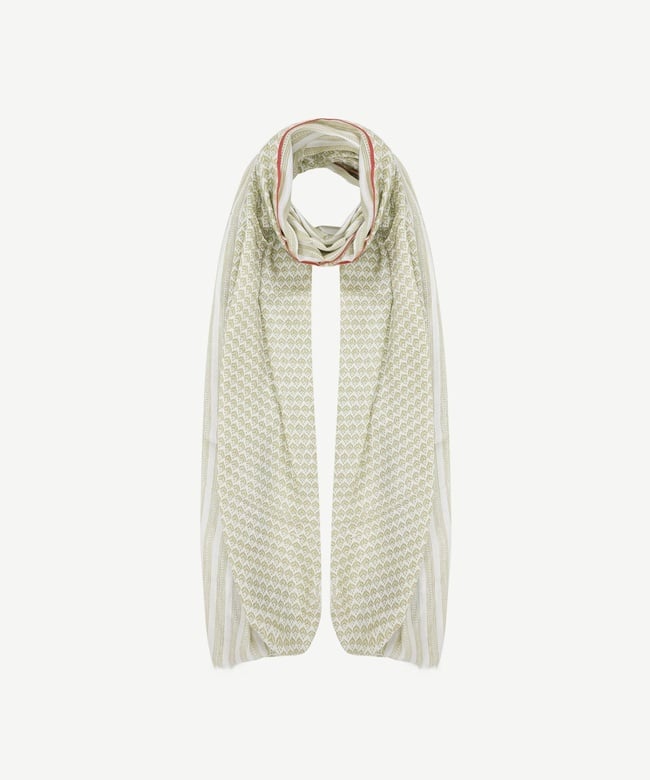  YARGICI Modal Karışımlı Çizgili Şal