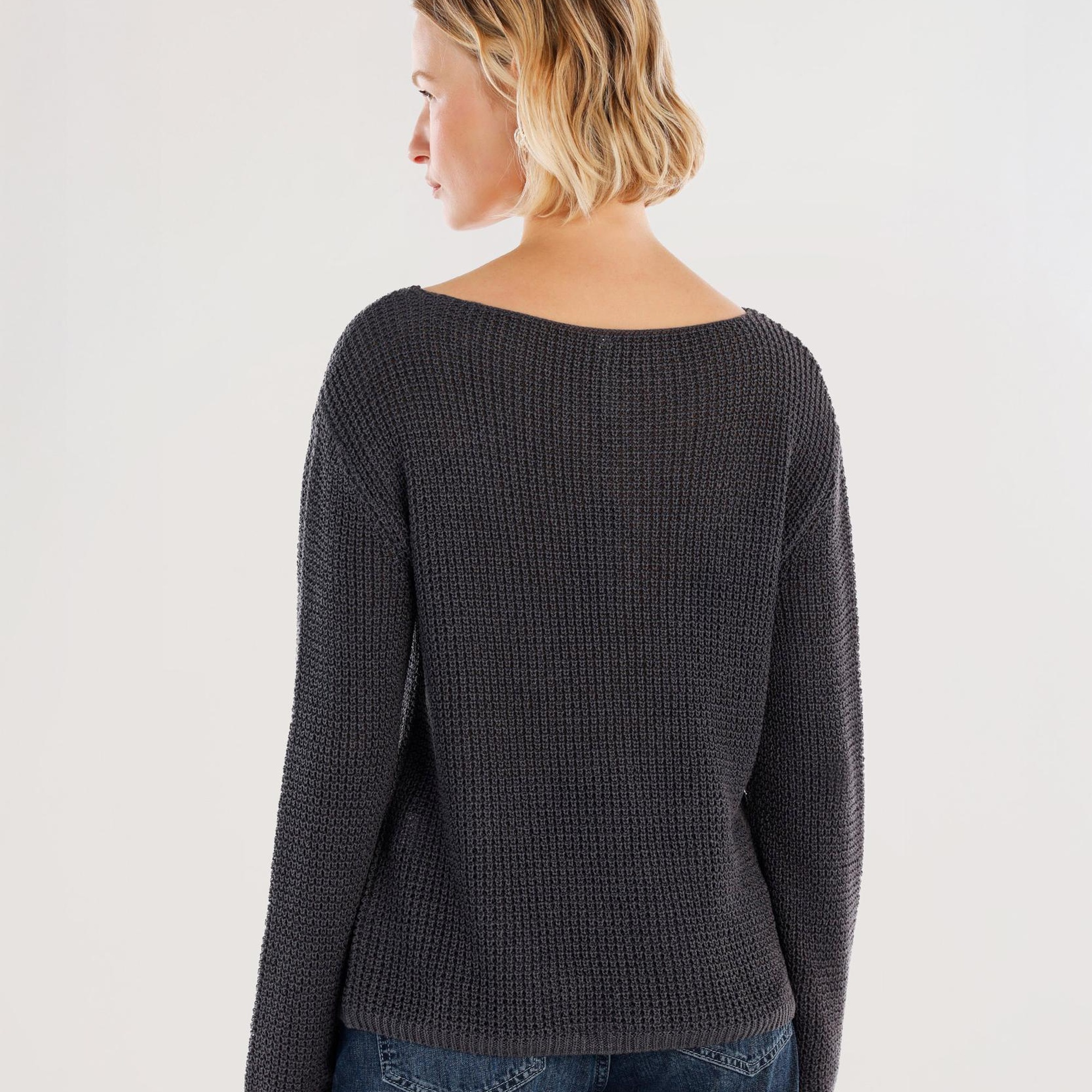 YARGICI Kayık Yaka Kazak