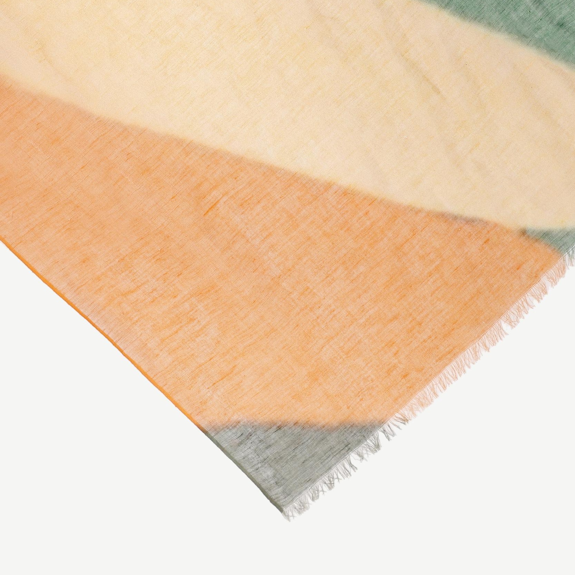 YARGICI Keten Karışımlı Desenli Şal