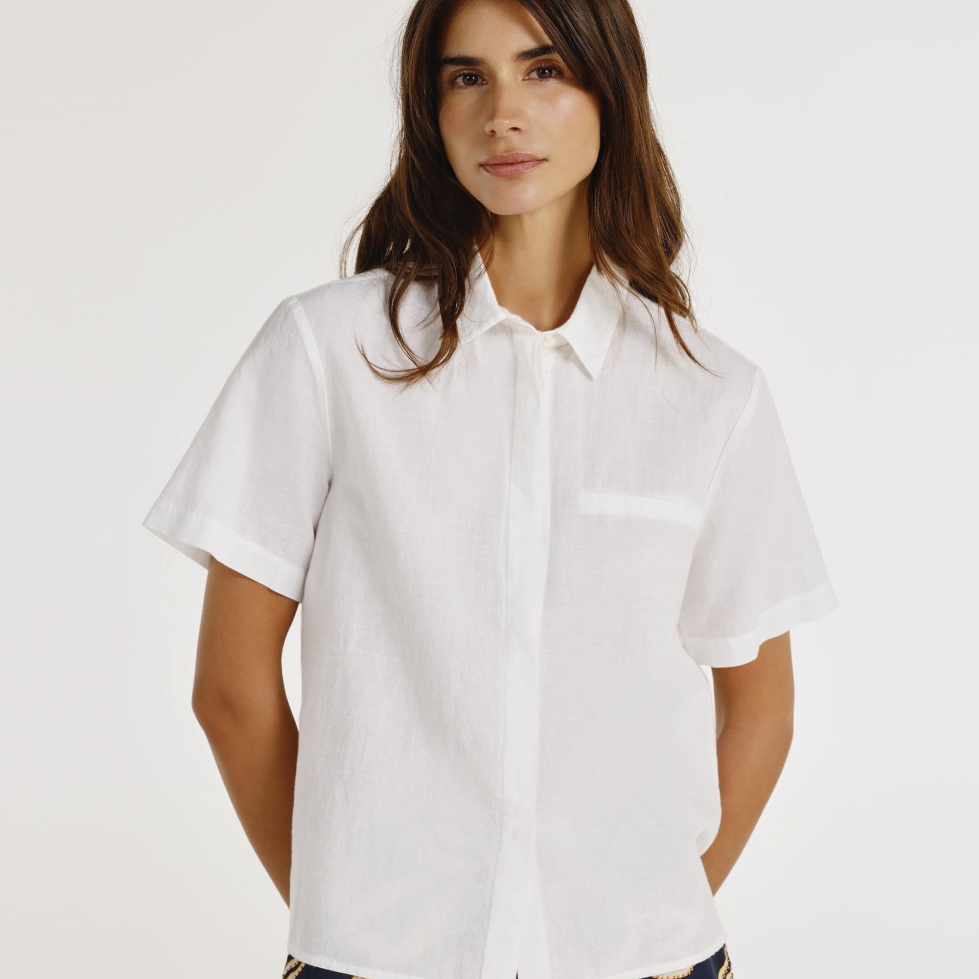 YARGICI Kısa Kollu Fileto Cepli Gömlek