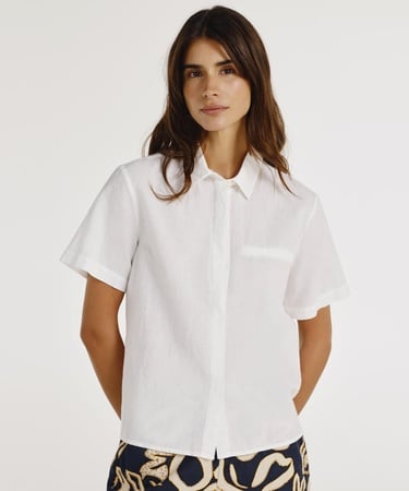  YARGICI Kısa Kollu Fileto Cepli Gömlek