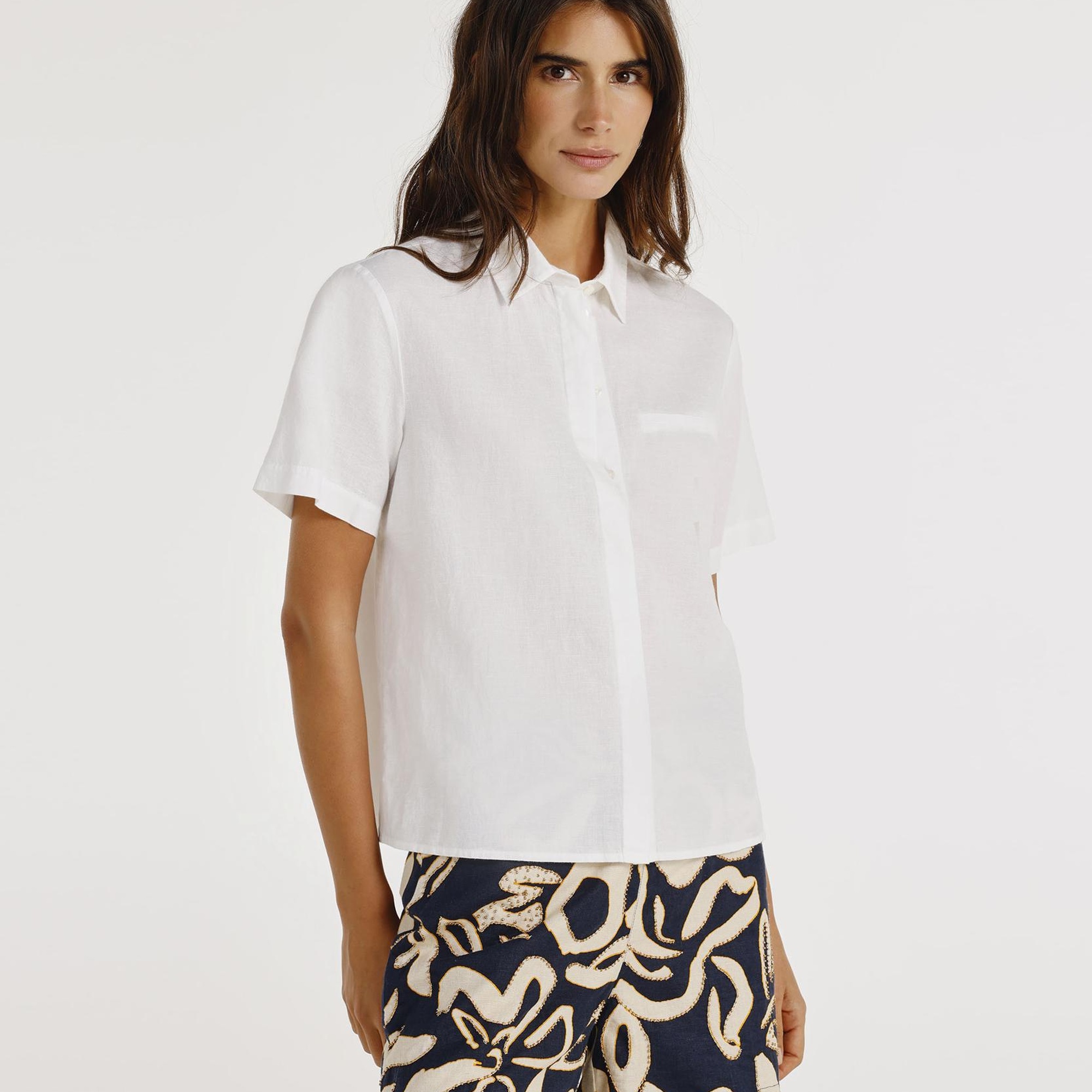 YARGICI Kısa Kollu Fileto Cepli Gömlek