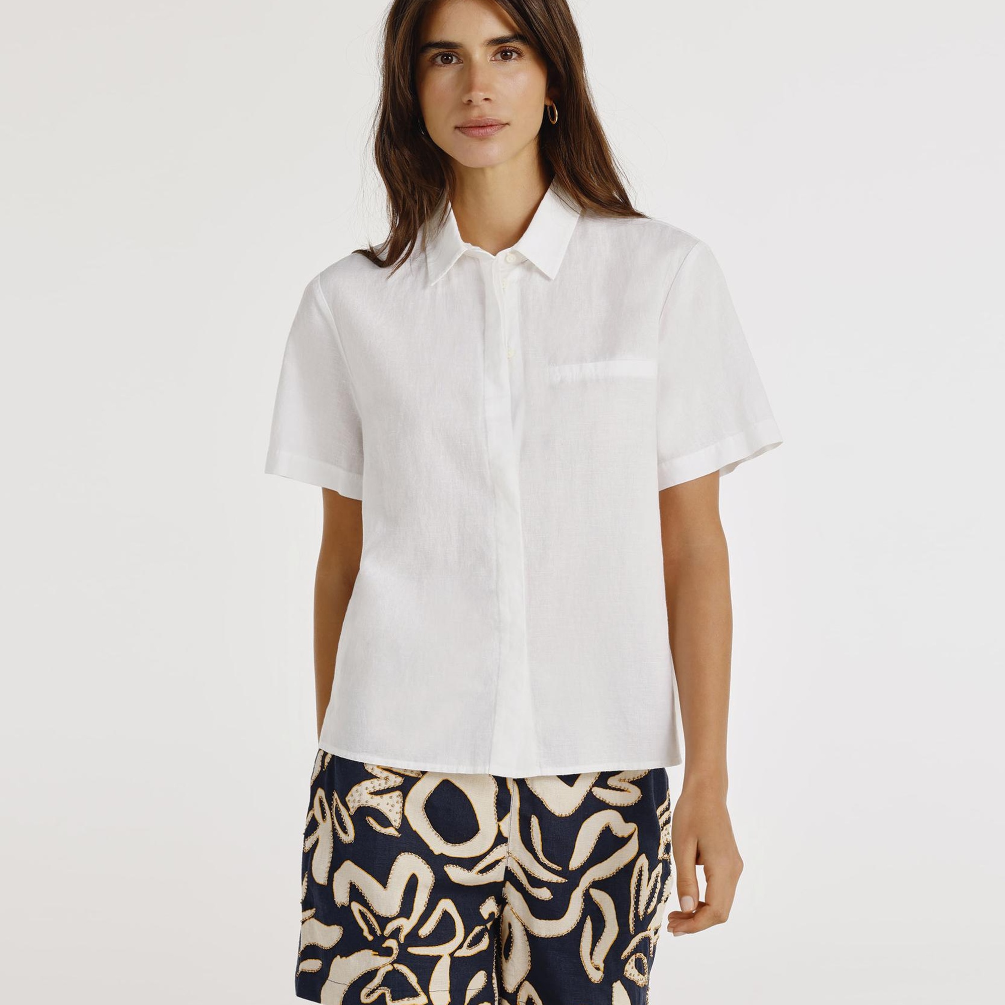 YARGICI Kısa Kollu Fileto Cepli Gömlek