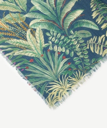  YARGICI Yaprak Desenli Şal