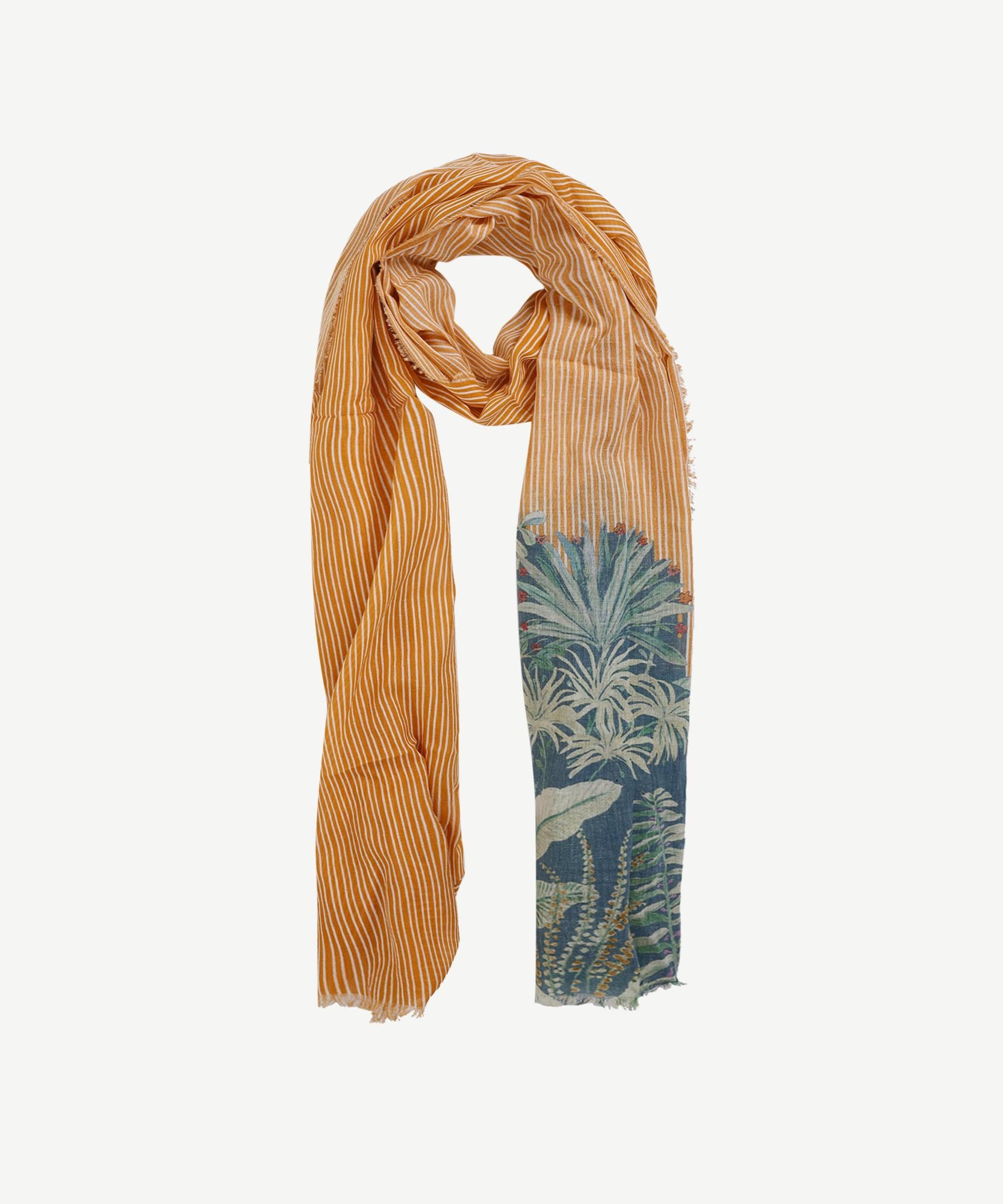  YARGICI Yaprak Desenli Şal