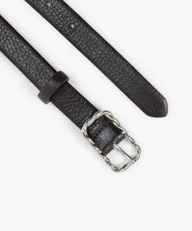  YARGICI Kare Tokalı Deri Kemer