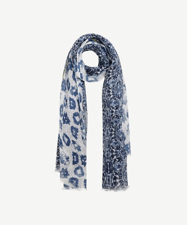 YARGICI Desenli Keten Şal