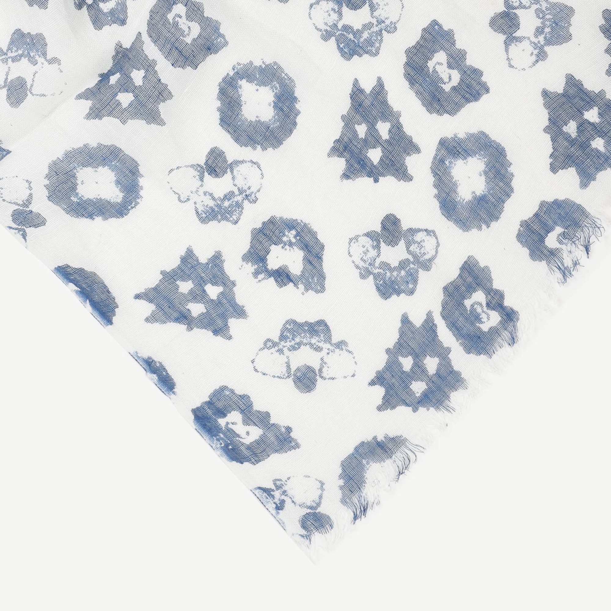 YARGICI Desenli Keten Şal